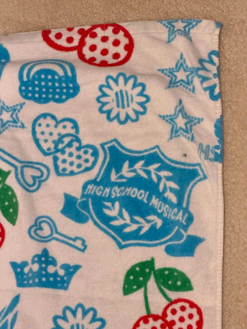 Disney High School Musical Beach Towel with Built-In Carry Bag